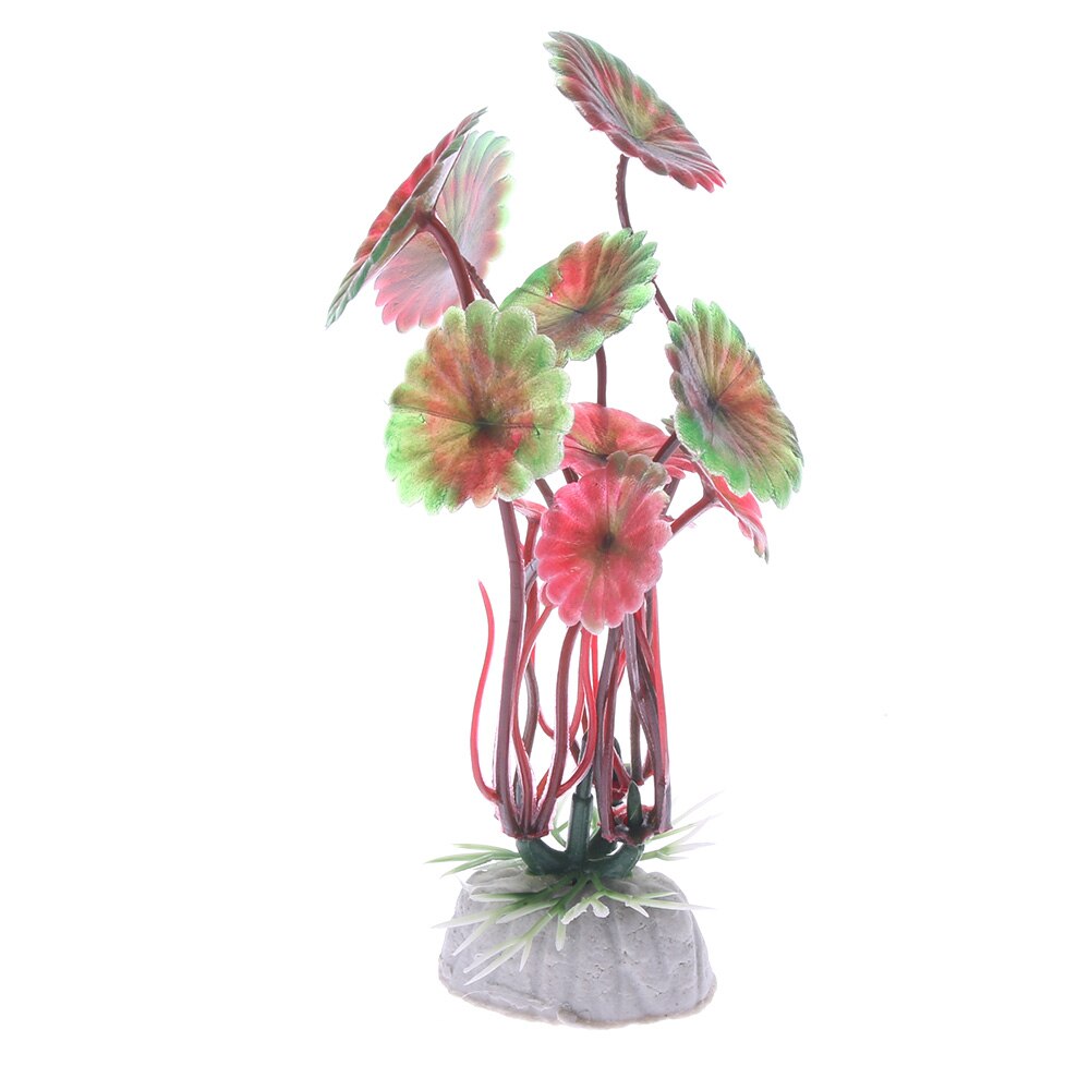 Nuovo 1PC effetto incandescente meduse artificiali acquario acquario decorazione acquario mini sottomarino ornamento subacqueo animale domestico arredamento: rosso