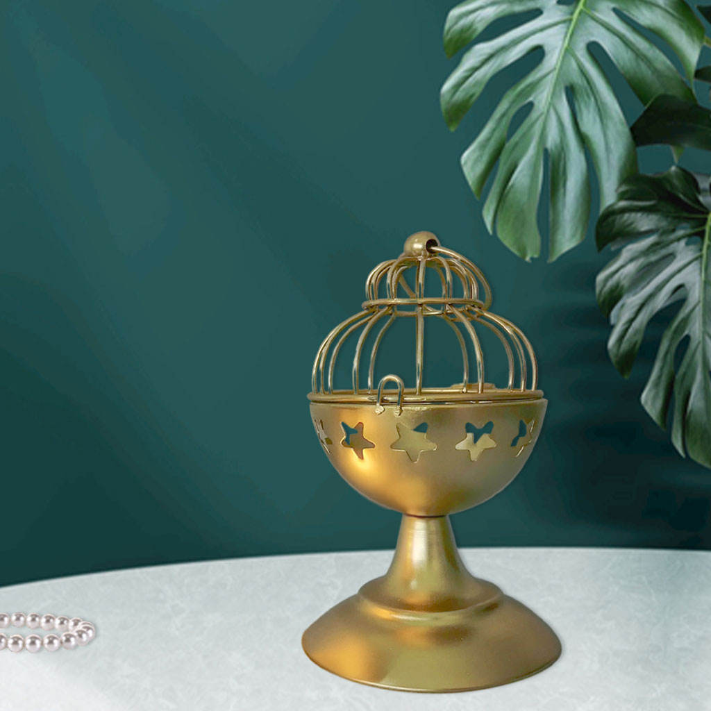 Bird Cage Candle Holder Vintage Chic Gold Candle C... – Grandado