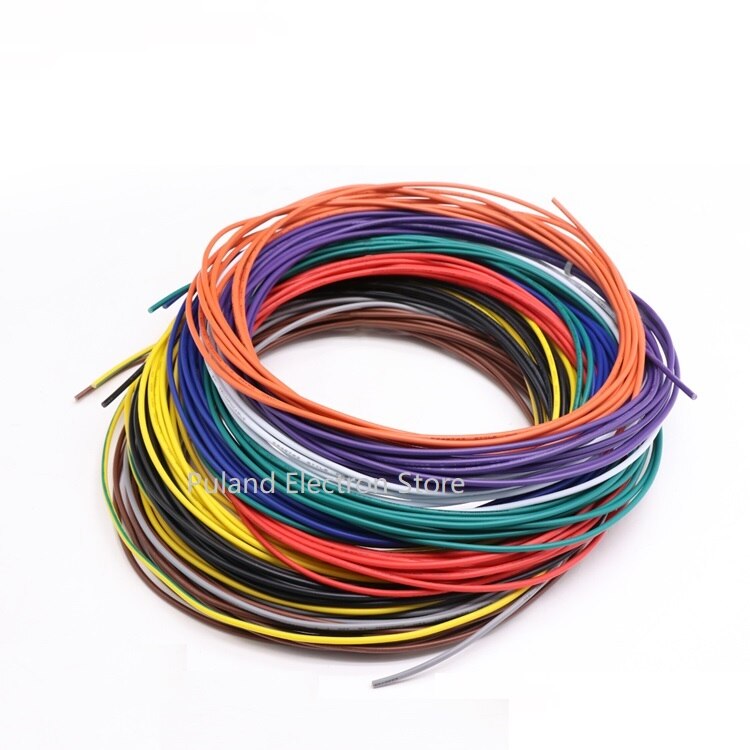 12AWG UL1015 Pvc Draad Od 3.9Mm Geïsoleerde Ofc Vertind Koper Elektron Dirigent Kabel Lamp Milieu Diy Lijn Kleurrijke 600V