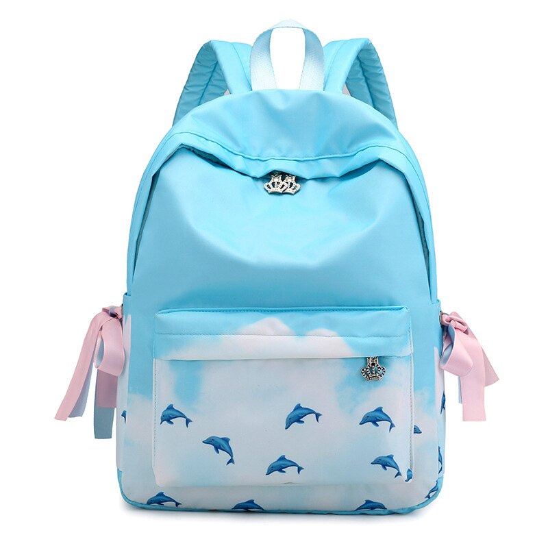 neue frauen Rucksack Schule Netter Kinder taschen für Mädchen Grundschule Buch Tasche Schule Taschen Druck Rucksack: A