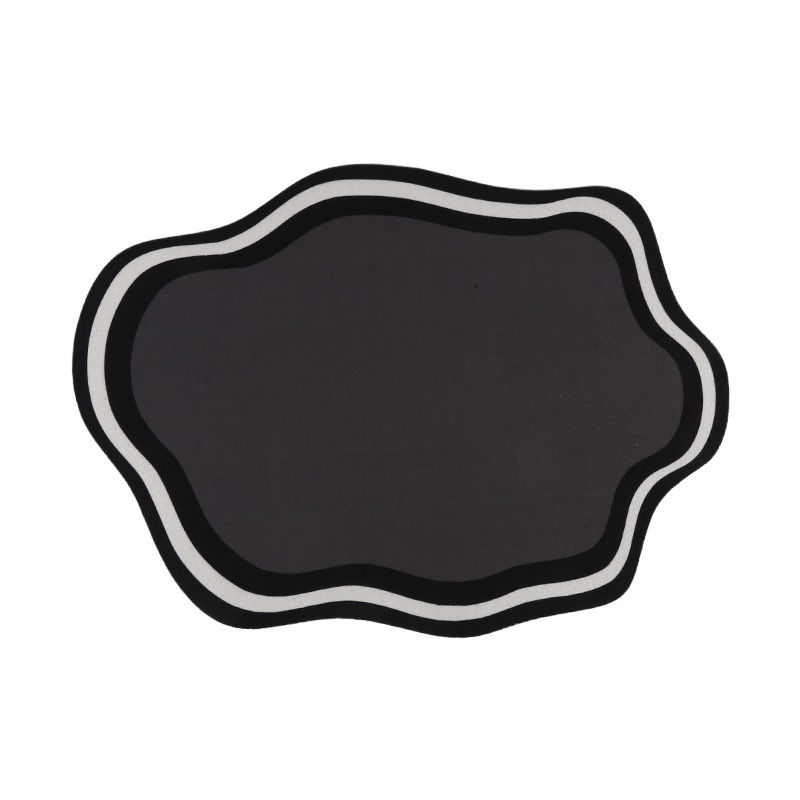 1 pz estate tinta unita tappetini per animali domestici antiscivolo assorbente resistente all'usura a prova di perdite facile da pulire tappetini per cibo per cani tappetini per cibo per gatti: Cielo Blu