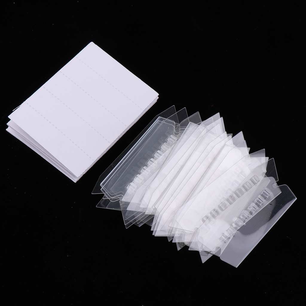 25 Pcs Transparent Plastic Film Page Marker Index Flags Tabs For Side Marker