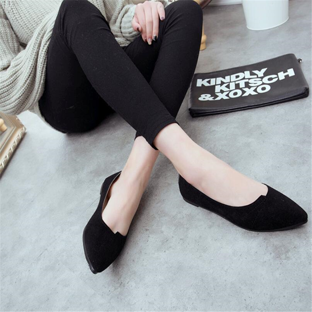 Women Shoes Women Ballet Flats for Work Cloth Flats Sweet Loafers Slip On Women's Pregnant Flat Shoes Oversize