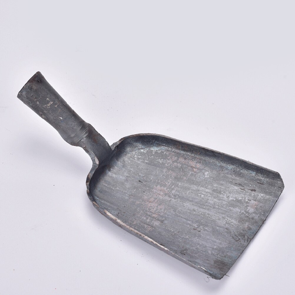 Steel Scooping Coal Shovel Multi-functional Coal Ash Shovel BBQ Charcoal Ash Shovel for Outdoor Home Restaurant