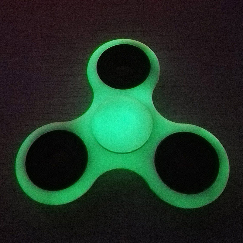 Stress Toys Hand Spinner Fidget Toys Metal EDC Sensory Fidget Spinners For Autism And ADHD Kids/Adult Toys Funny Anti: Fluorescent color