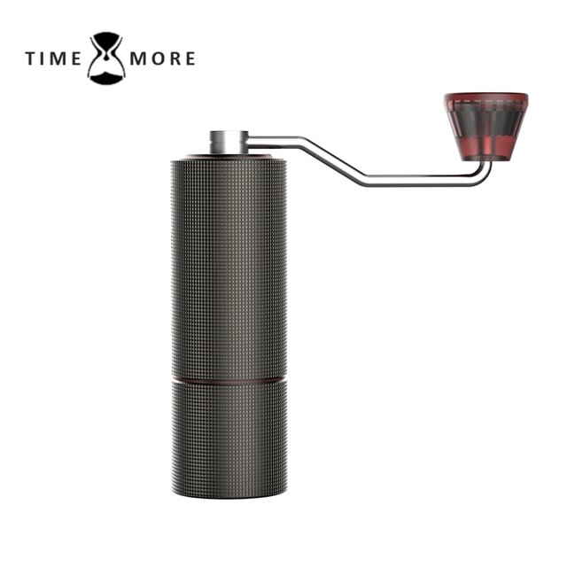 TIMEMORE upgrade Chestnut C2 Manual Coffee Grinder Portable Hand Grinder Mill With Double Bearing Positioning: C2 Red