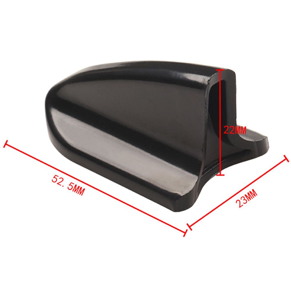 Kit d&#39;ailes de requin en PP, 6 pièces, protection UV et résistant aux intempéries, Style voiture noire, générateur Vortex