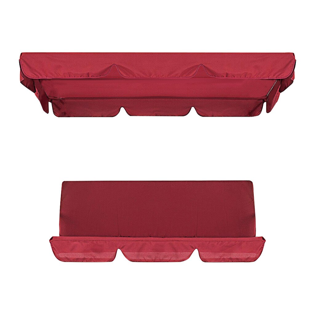 Huśtawka ogrodowa z baldachimem górna pokrywa wodoodporny fotel wiszący robić użytku na zewnątrz hamak z baldachimem parasol wiszący w celu uzyskania huśtawka krzesło markiza 2020: Czerwony