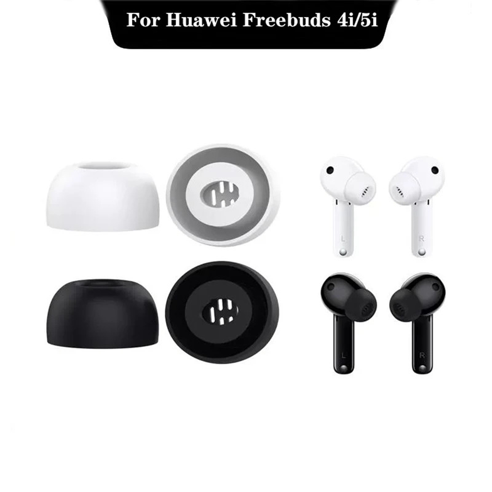 Für Huawei Freebuds 4i 5i 6PCS Eartips Kopfhörer Silikon Fall Abdeckungen Gummi Ohr Pads Kappen Kissen Eartips Kopfhörer zubehör