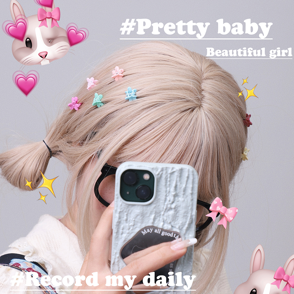 10/20/30 pièces papillon coloré Mini pince à cheveux griffe poignée Barrettes pinces filles épingle à cheveux griffe pince cheveux accessoires de coiffure