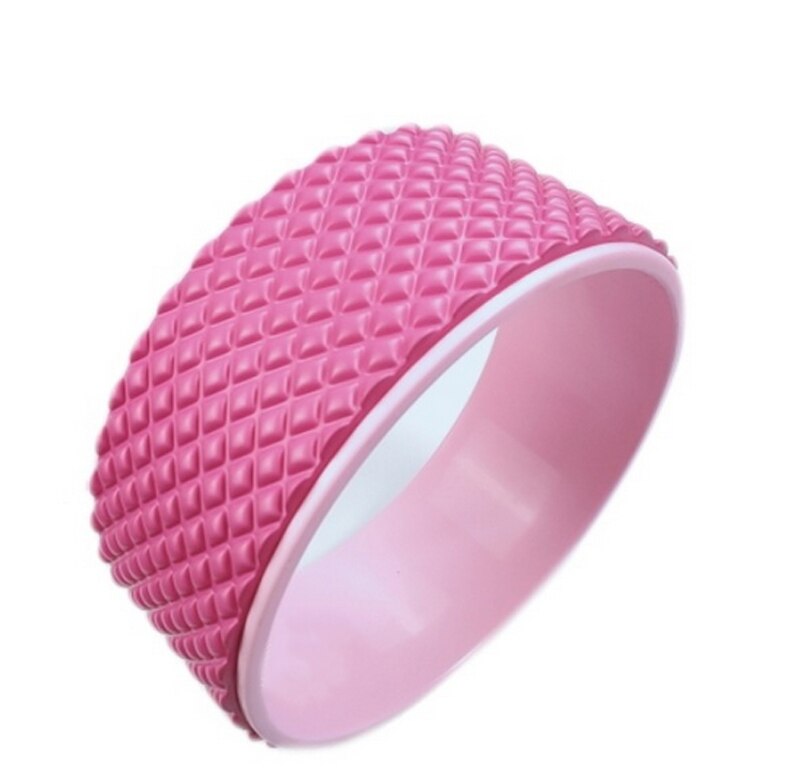 Yoga Wheel for Back Training - TPE Material - Pilates Circle for Bodybuilding & Fitness: Pink