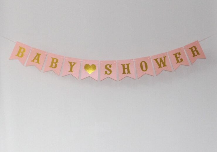 1 set pink It's a Girl Banner Girl Party Decoration Girl Baby Shower Garland Baby Girl Shower Decoration