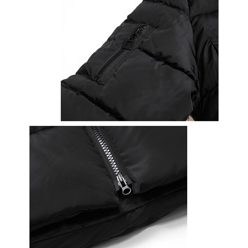 winter long down jacket woman overcoat padded down jacket woman parkas hooded loose over-the-knee bread coat woman jackets