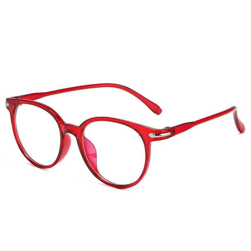 Blue Light Computer Glasses Women Screen Radiation Eyewear Optical Office Gaming Ray Goggle UV Blocking Eye Spectacles: red