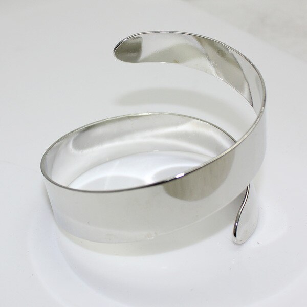dernier bracelet bras et bracelet manchette simple or argent plaqué fil de fer réglable pour les femmes