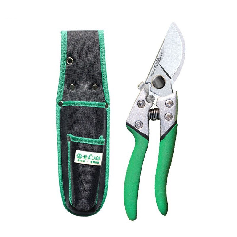 LAOA Garden Tool Sets 7T/9T/12T Folding Saw SK5 Pruning Shears Portable Felling Saw Garden pruning: Shear and Bag