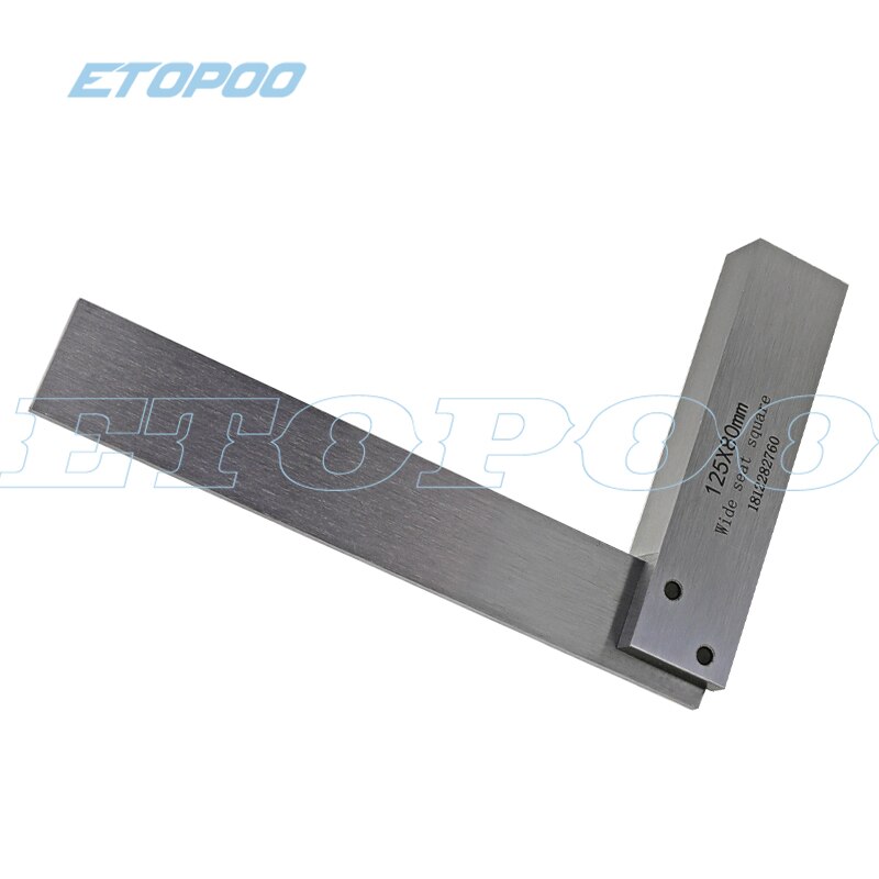 Machinist Vierkante 90 Graden Haakse Ingenieur Set Precisie Grond Staal Gehard Hoek Heerser Gauge Vierkante Heerser Gradenboog