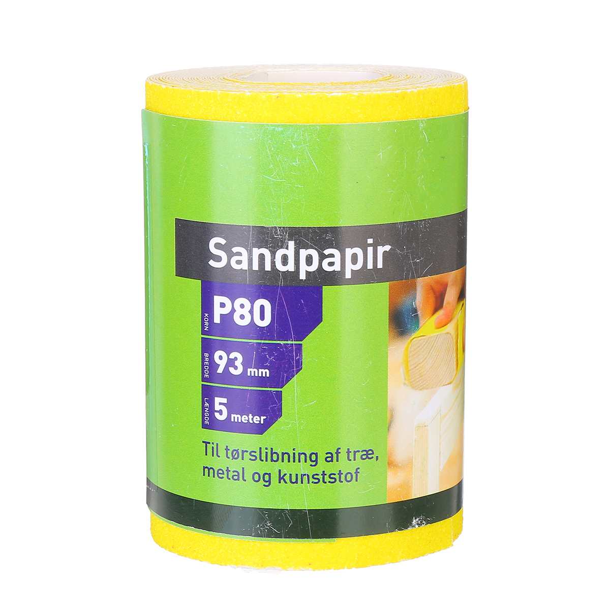 5m Aluminium Oxide Sandpaper Sanding Roll 40 60 80 120 180 Grit Sand Paper Roll Woodwork Metalwork Abrasive Tool: 80