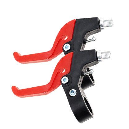 1 Pair Plastic Kids Children Bicycle Brake Handle Bike Cycling Brake Levers Kids Safety Brake: red