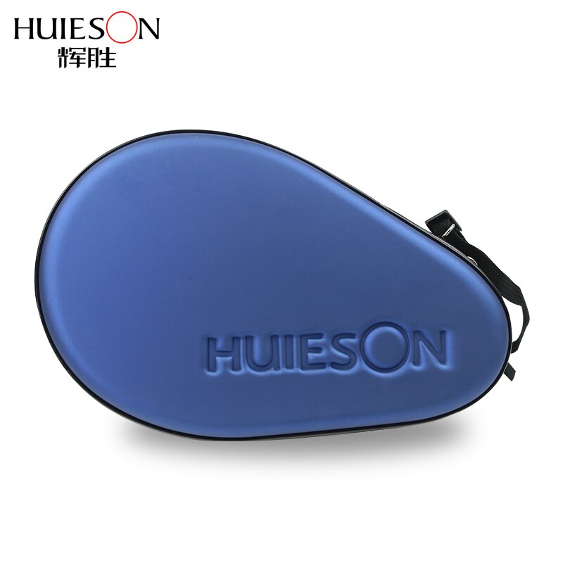 Huieson Pu Lederen Tafeltennis Racket Bag Hard Duurzaam Ping Pong Bat Paddle Case Draagbare Waterdichte