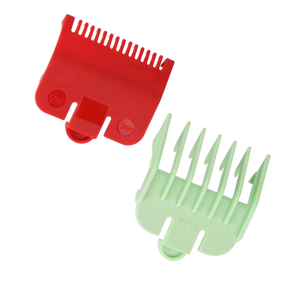 Juego de peines de guía para afeitadora de pelo eléctrica, 1/8 '', 1/16'', 2 uds.