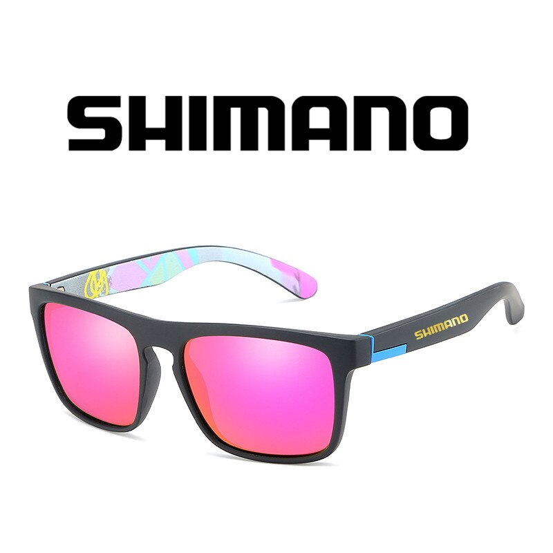 SHIMANO – lunettes de soleil polarisées Anti-ultraviolet pour homme, pour pêche en plein air, alpinisme, UV400, pour l'équitation et la conduite,