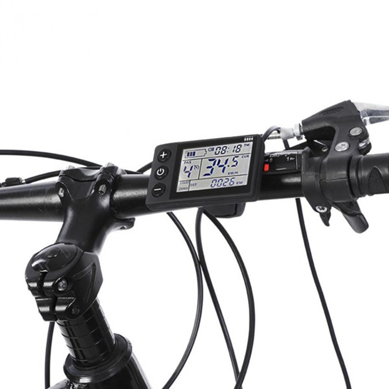 24v 250w elektrisk cykelcontroller med lcd-skærmpanel e-cykel elektrisk cykel scooter børsteløs controller