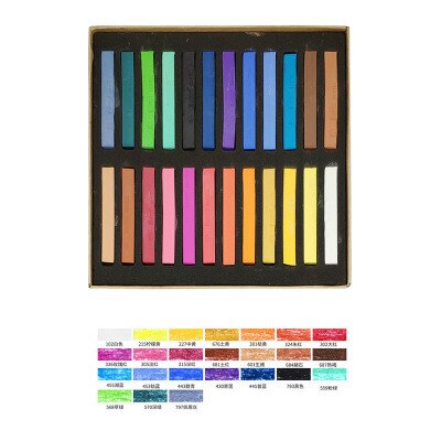 12/24/48 farben Leben Darwing Öl Pastell Künstler Schüler Graffiti Malerei Zeichnung Stift Schule Schreibwaren Kunst Liefert Weiche Kreide: 24 Farben