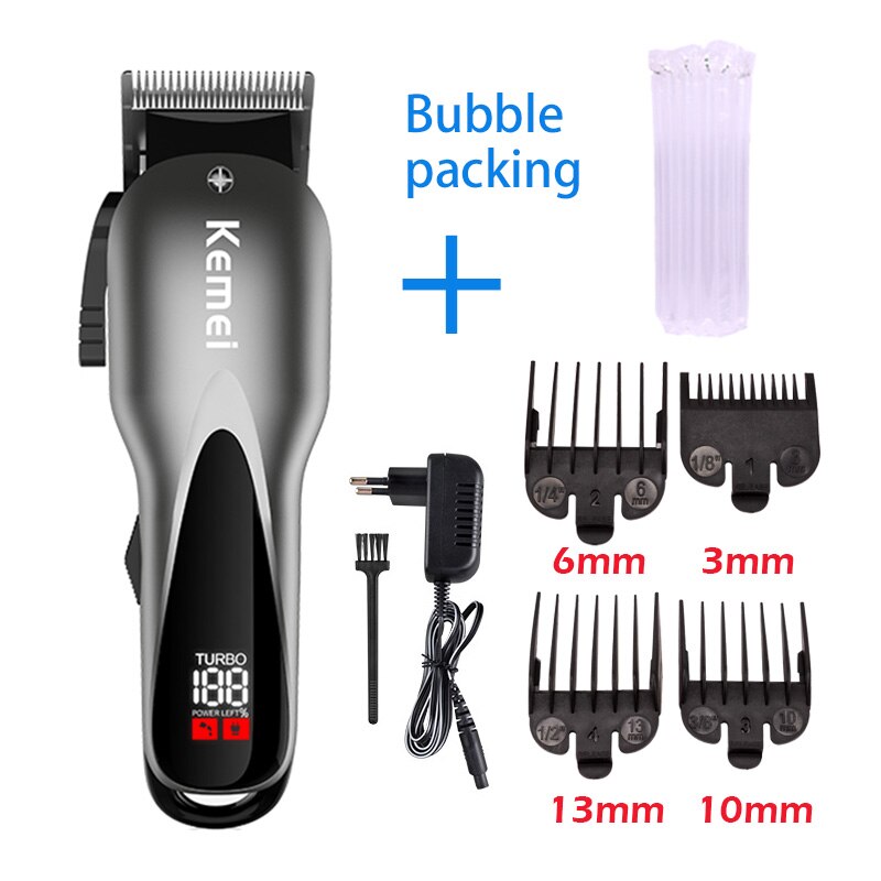 Kemei Elektrische Trimmer Kemei Professionele Tondeuse Krachtige Haar Scheren Machine Haar Knippen Baard Scheerapparaat: KM-1929Bubble