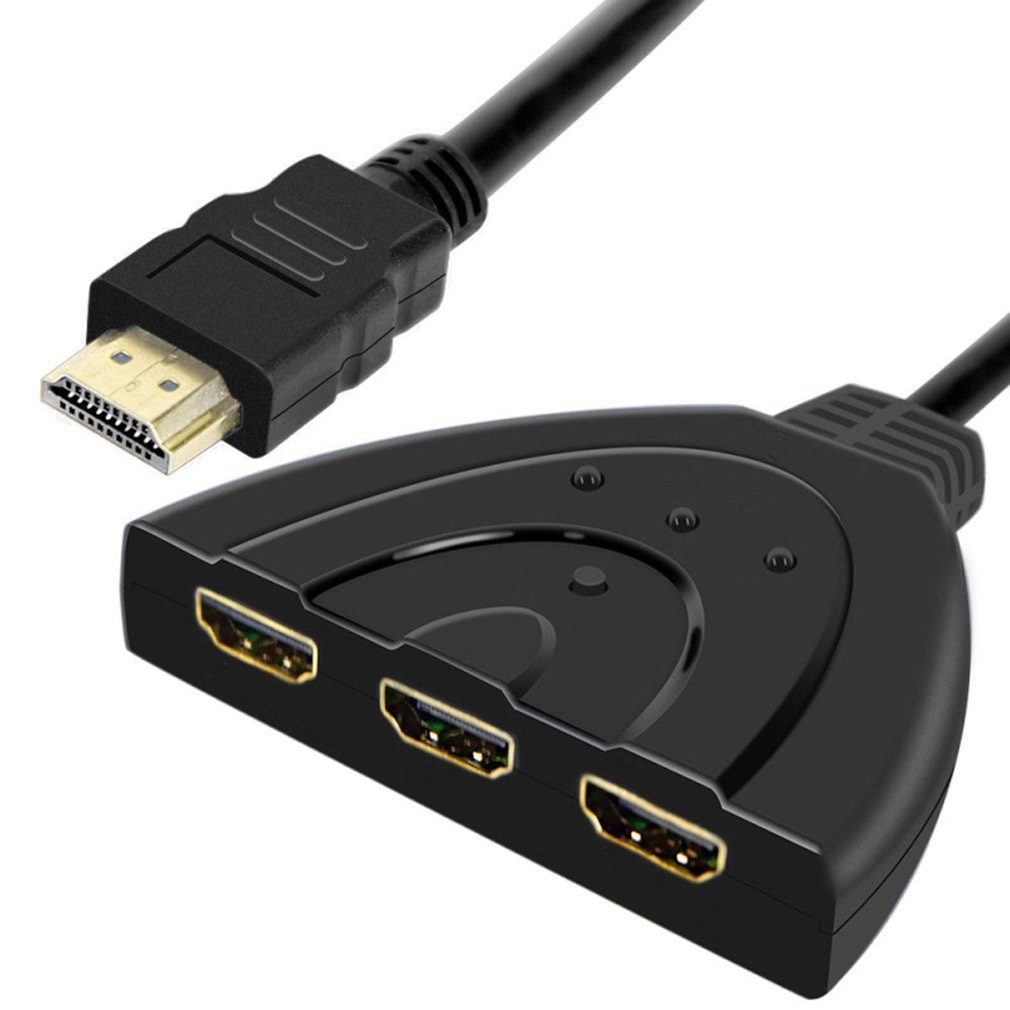 Hd Tv Adapter 3 Port Hdmi Multi Display Auto Switch Hub 4K Splitter 1080P Cable Hd Tv Adapter Bluetooth Double 2.4G ACEHE