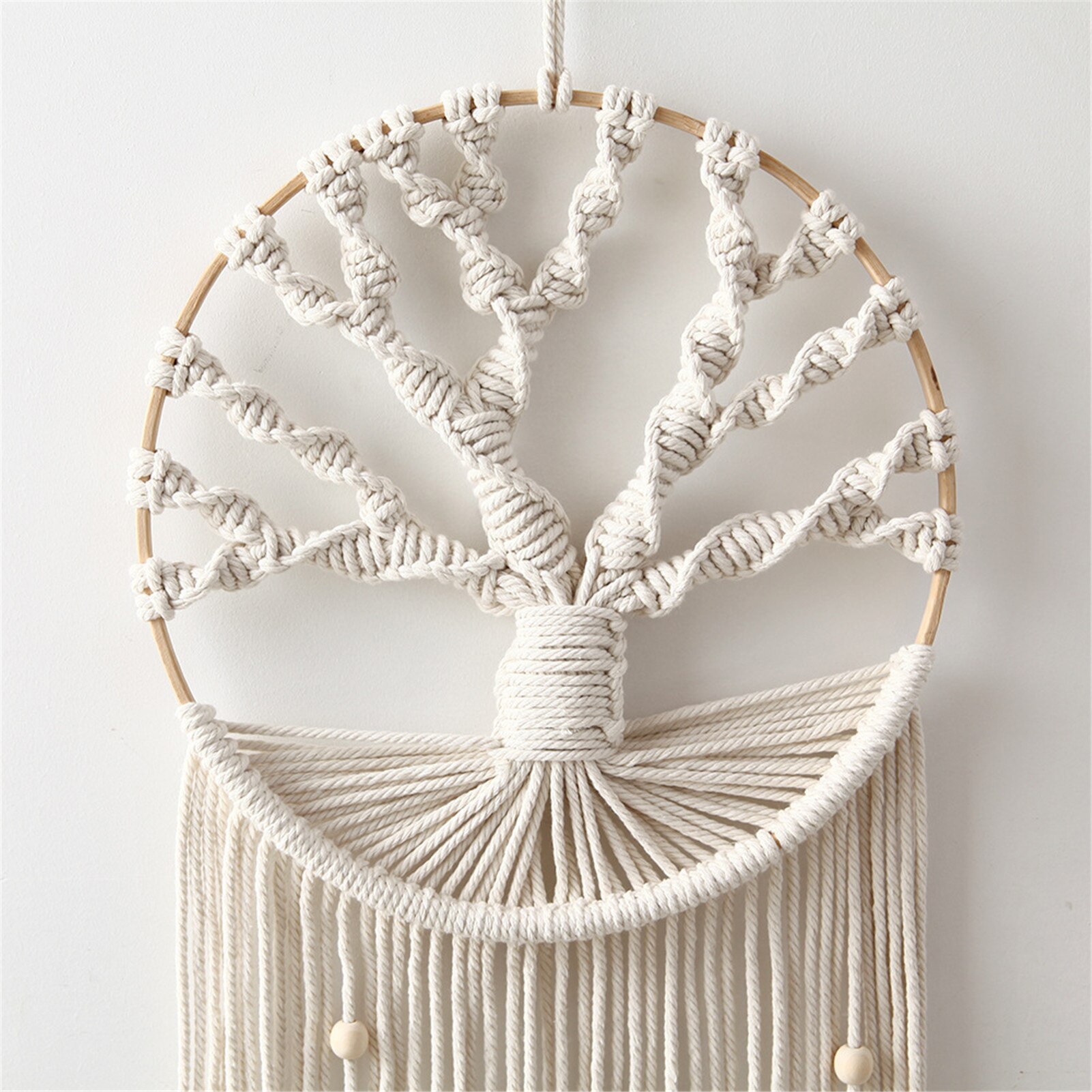 Bohemian wandtapijt macramé wandkleed dromenvanger wanddecoratie boho geweven gebreid wandtapijt huisdecoratie