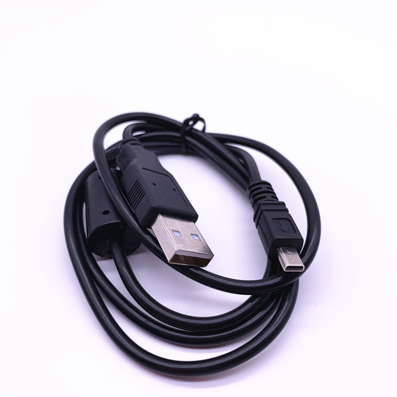 Cabo de dados usb para nikon, cabo de dados 8 pinos para nikon coolpix p530 p520 p330 s3600 s6600 s3500 s5200 s9500 s4200 s9050 s9200 s6400