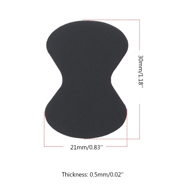10 Pack Guitar Picks Grips Help You Hold Guitar Picks Tightly Black /Clear Silicone Guitar Pick Holder Self Adhesive