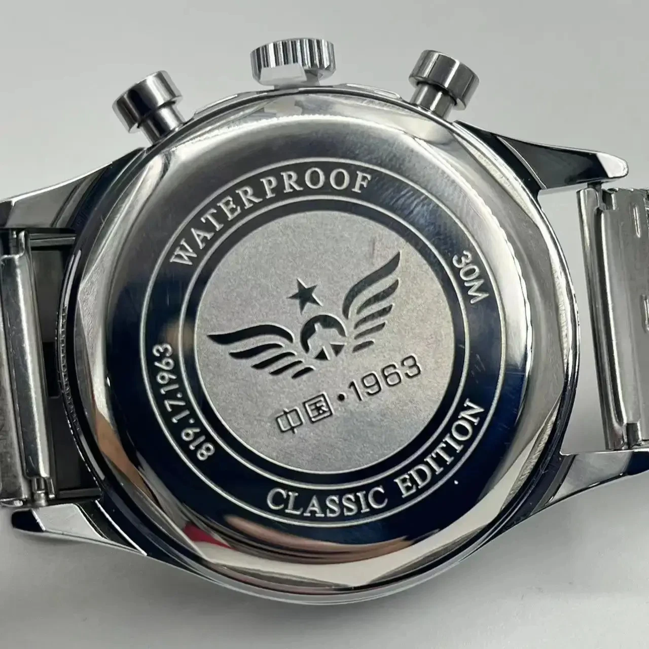 Herenhorloges 1963 piloot automatisch horloge 42 mm waterdicht retro quartz chronograaf vintage dress watch
