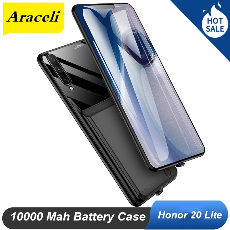 Araceli 10000 Mah dla Huawei Honor 20 Lite przypadku baterii telefon ładowarka przypadku banku mocy dla Honor 20 Lite przypadku baterii