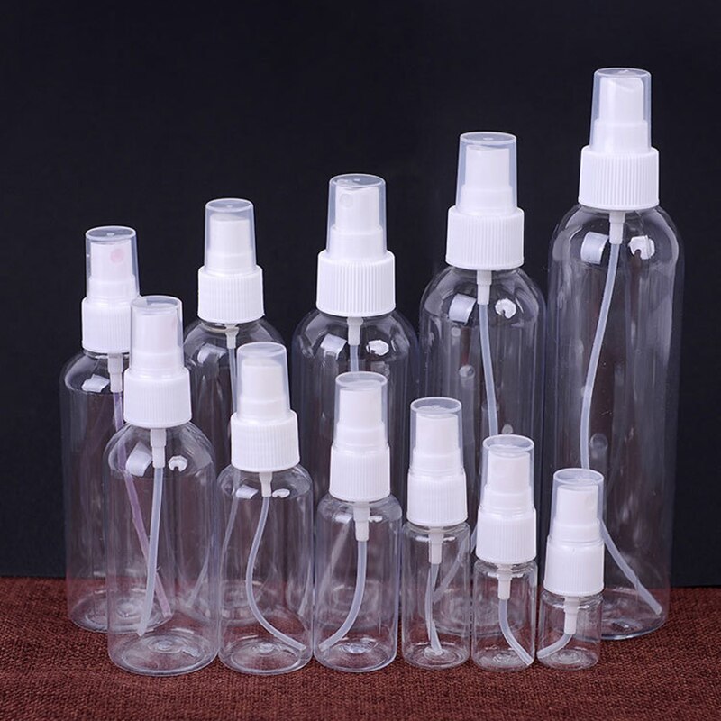 1PCS Transparent Spray BottleS Refillable BottleS Empty Spray Bottle Mini Travel Cosmetic Refillable Containers 30ml/50ml/100ml