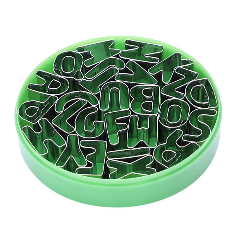 26 stuks letters metalen mal fondant taart snijmal & 4 stuks rozen kelk bloem taart decoratie mallen roestvrij staal
