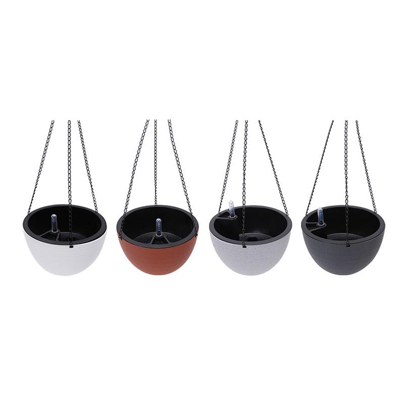 Opknoping Planter Halfronde Bloempot Alle-Match Self-Absorberende Plant Pot Houder Tuin Decoratie Outdoor Tuin levert