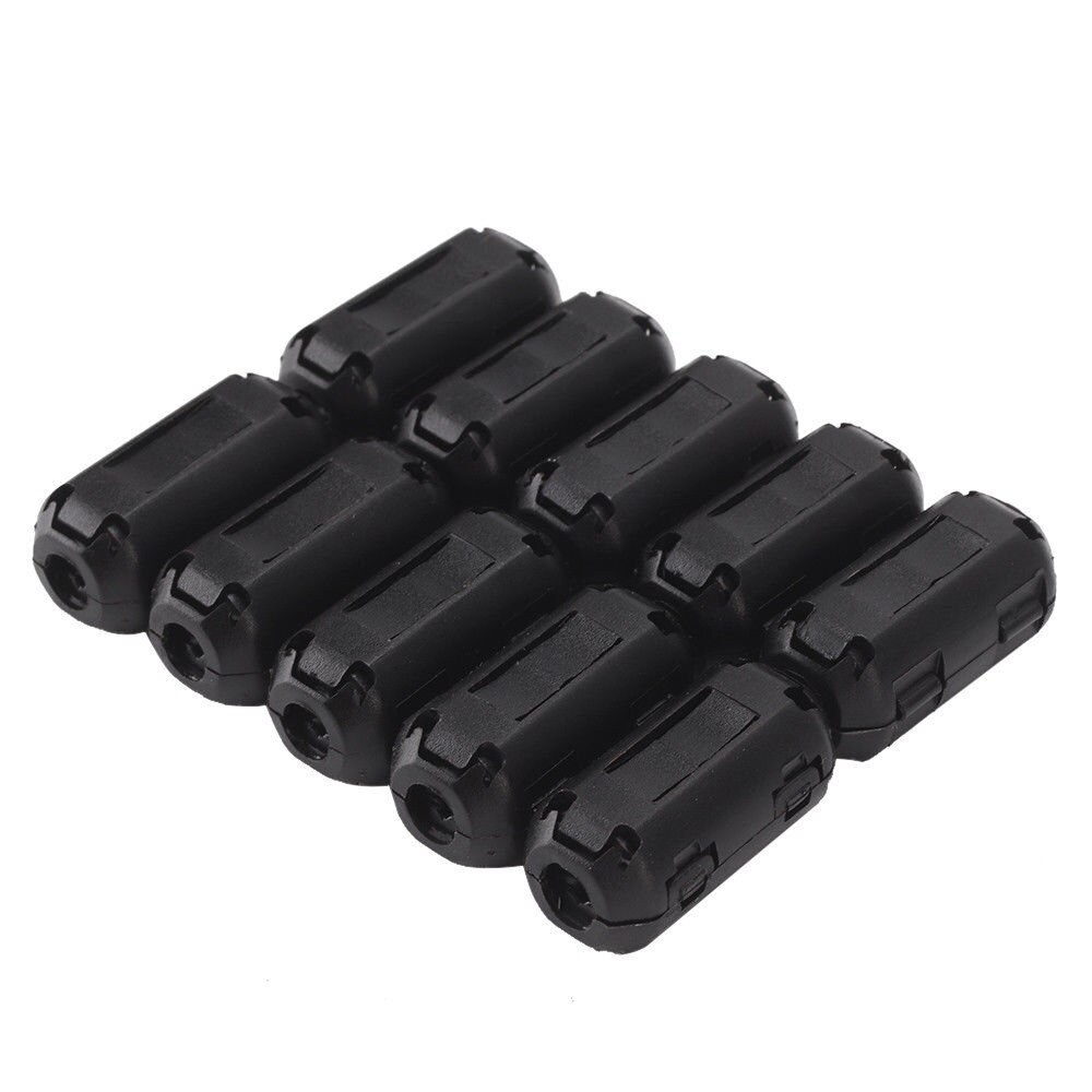 Lot De 12 Filtres Ferrite 15mm – Noirs – Anti-bruit EMI/RFI – Uxcell