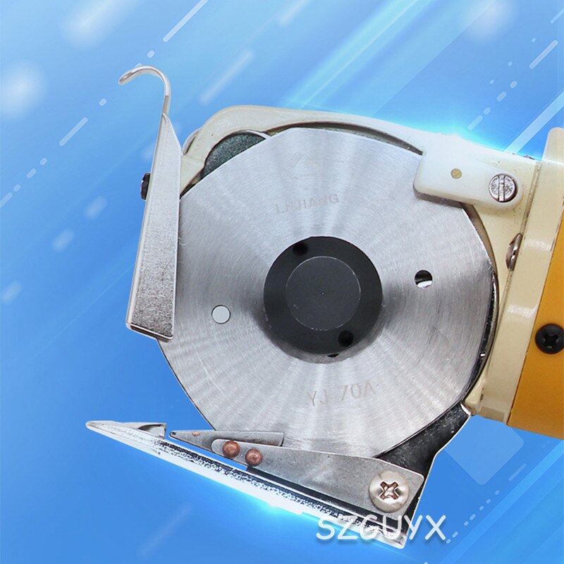 Wood Router 220V Handheld Portable 65mm Rotary Blade Electric Round Electric Cloth Cutter Fabric Round Knife Cutting Machine