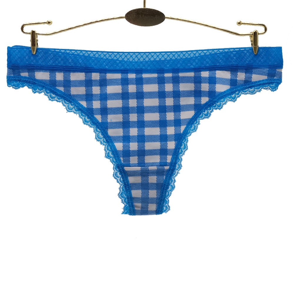 Nuove ragazze intimo 6 pz/lotto cotone fiocco plaid vita bassa slip ragazza mutandine adolescenti studenti all'ingrosso