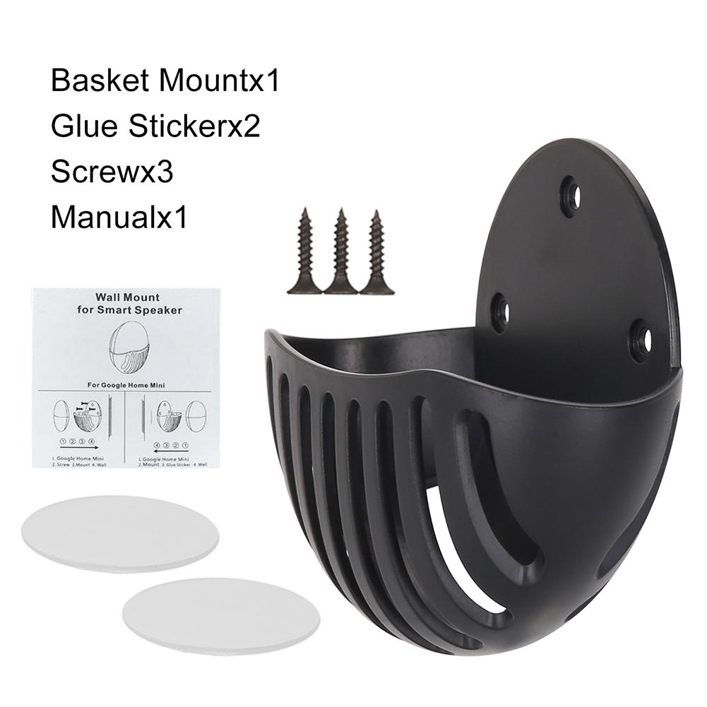 Holder for Google Nest Mini Speaker Wall Mount Bracket for Google Nest Mini Wall Hanger Organizer Rack Speaker Accessories