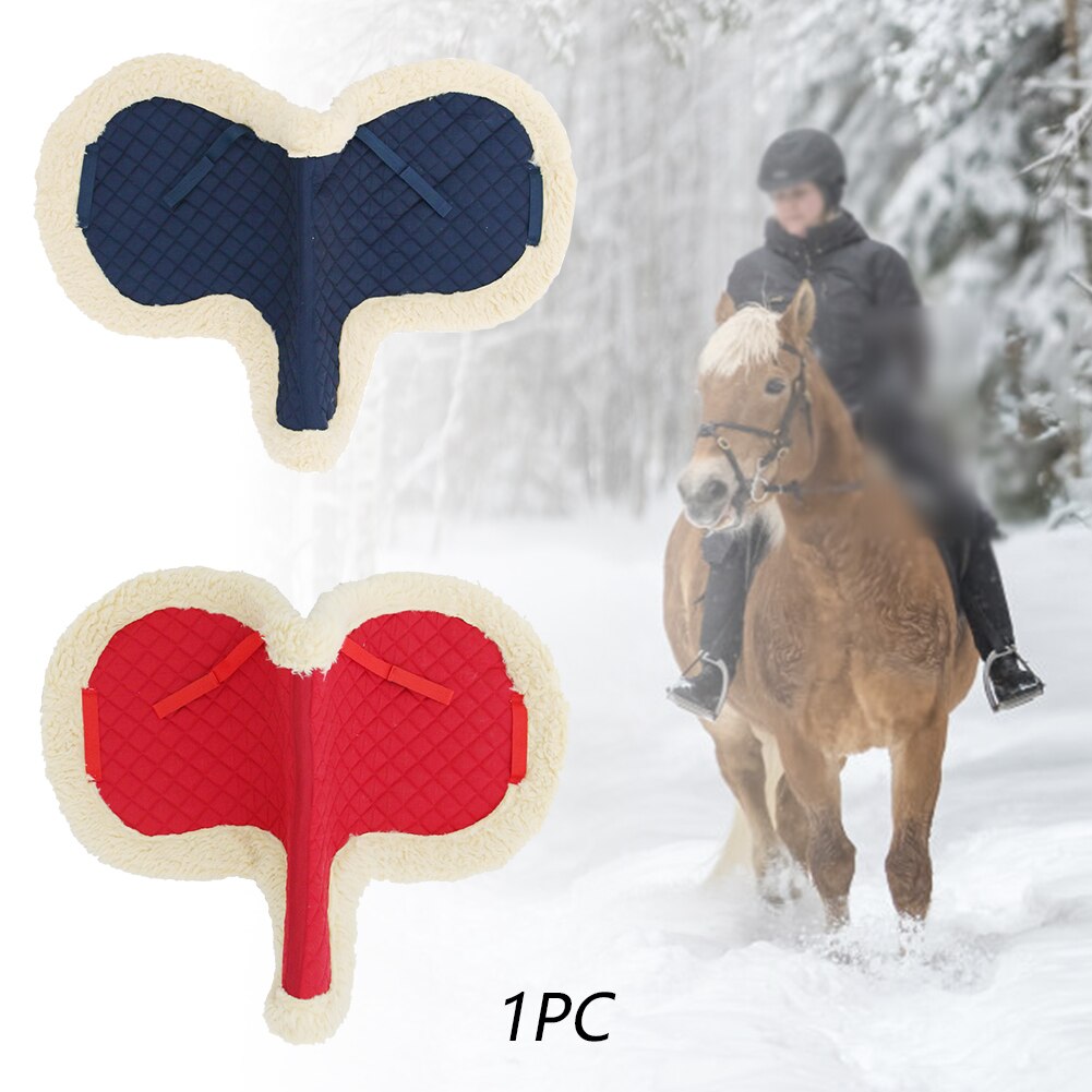 Tapis de selle de cheval équipement d'équitation couverture de siège partie de remplacement souple dos nu saut en plein air sport spectacle fournitures équestres