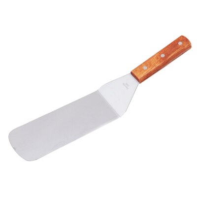 Herramienta para barbacoa, pala para asar, espátula para barbacoa, herramienta para pastel, herramienta para cocinar, pala plana para carne, herramienta para freír: Blanco