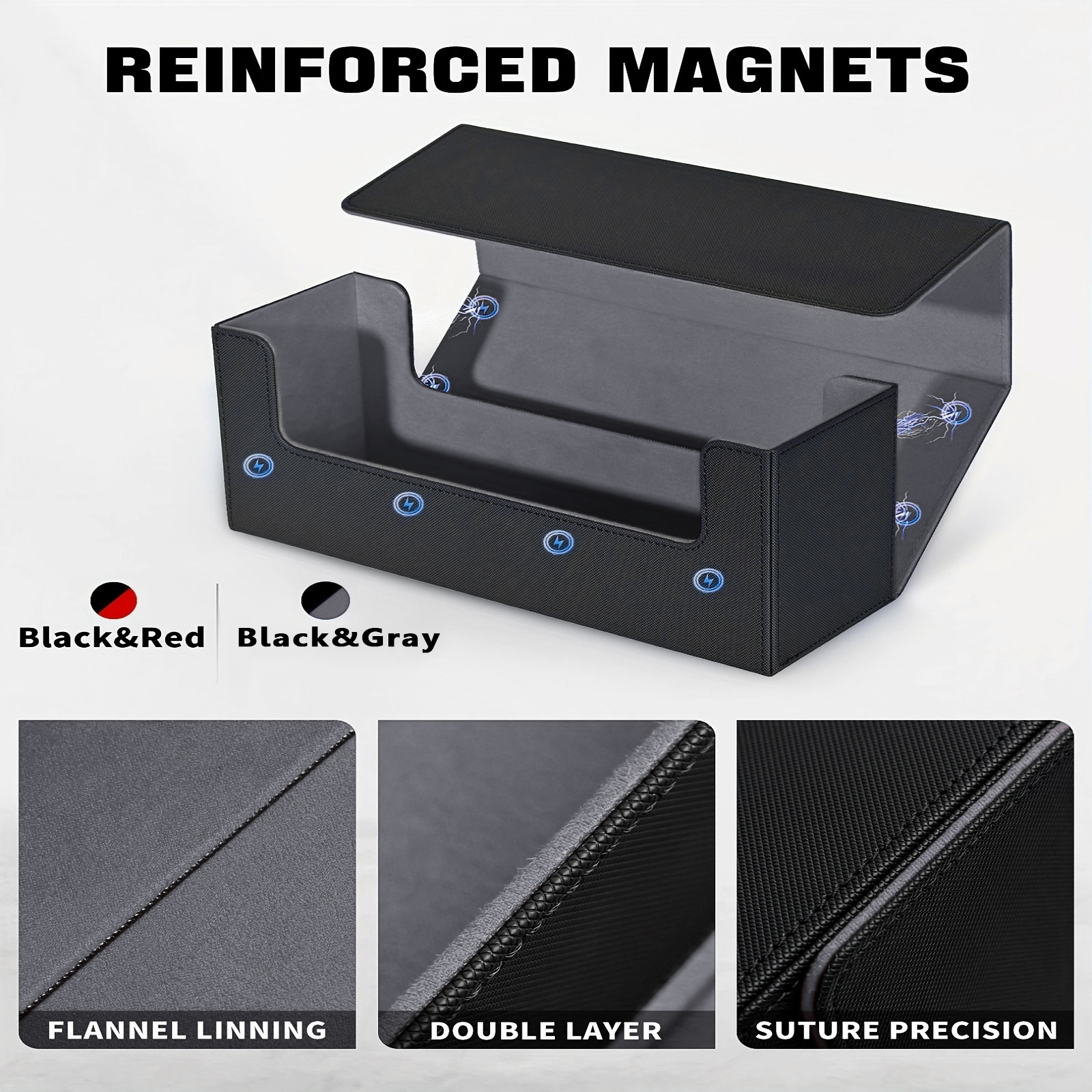 Caja de almacenamiento para tarjetas magnéticas, portatarjetas de 35PT, Compatible con tarjetas deportivas TCG, 36