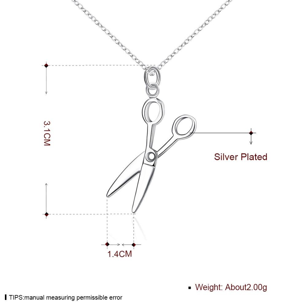 925 Zilveren Leuke Kleine Schaar Kettingen Hanger Voor Vrouwen Zilver Kleur Mode-sieraden