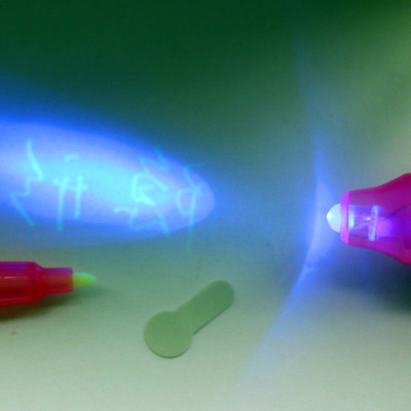 Rotulador de tinta Invisible con luz UV para niños, , mágico, de los estudiantes, novedad, suministros de DIY para el hogar y la escuela