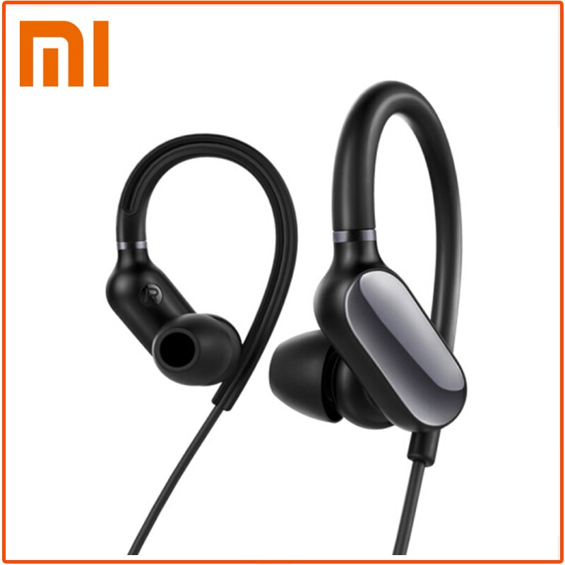Original xiaomi sport bluetooth headset trådlöst bluetooth 4.1 hörlurar ipx 4 vattentäta svettfria hörlurar med mikrofon