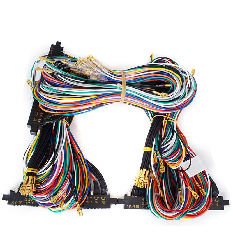 Jamma Harnas Kast Draad Met 5, 6 Action Knop Draden/Jamma 28 Pin Met 5,6 Knoppen Draden Voor Arcade Game Machine