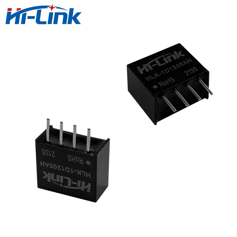Hi-Link 30pcs 1W 12V 0.2A output dc dc power supplies Input HLK-1D1205AH efficiency isolated dc dc power module
